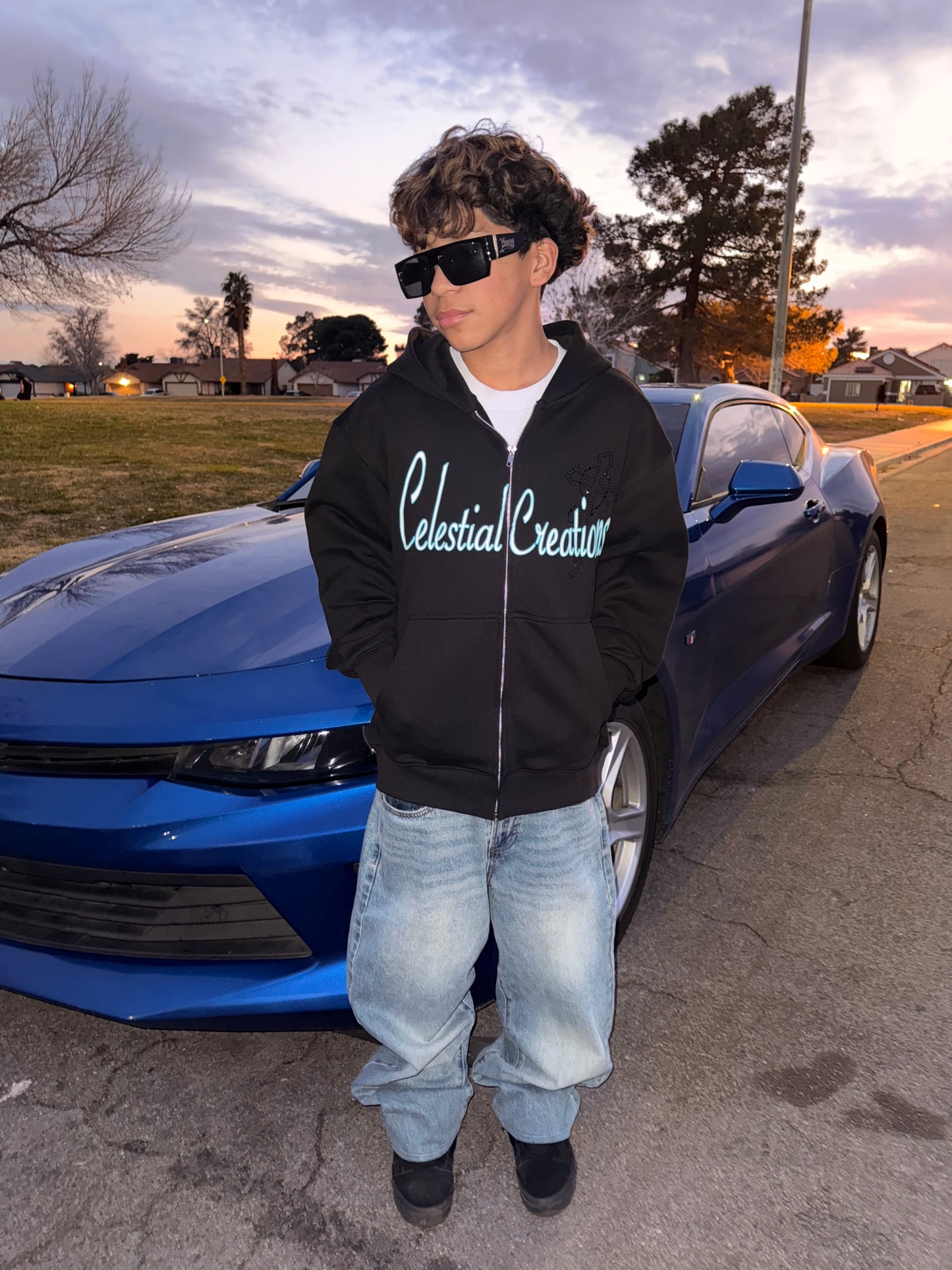 Virgencita Zip Up Hoodie