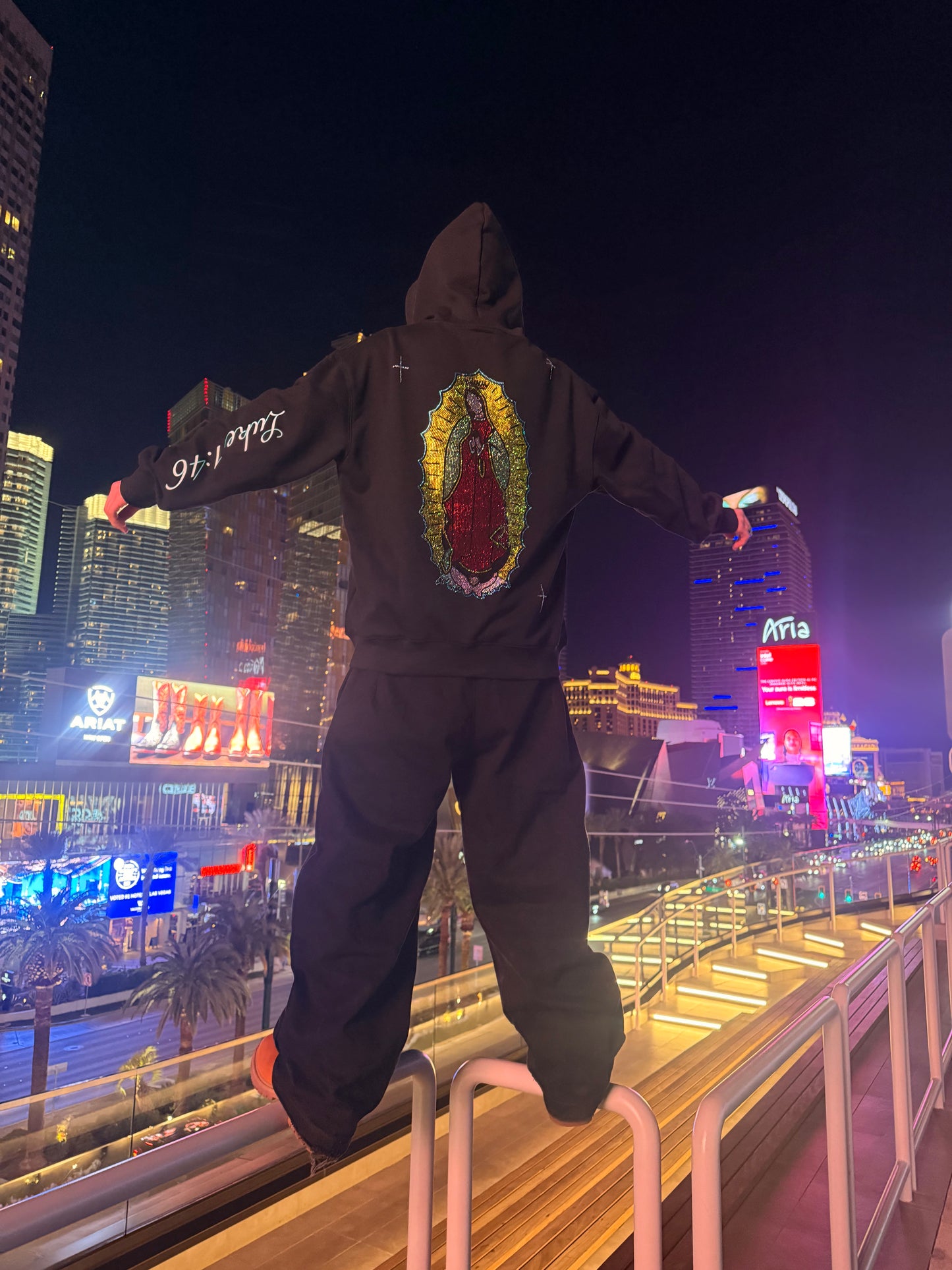 Virgencita Zip Up Hoodie